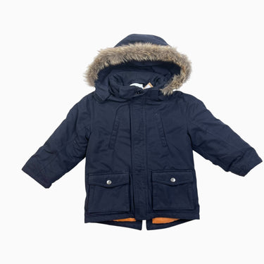 Manteau marine mi-saison 2-3Y