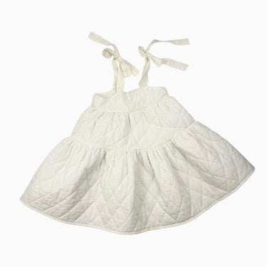 Robe blanche matelassée S fit 1-2Y