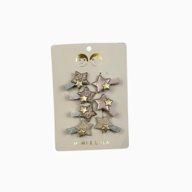 Ensemble de 7 barettes 'étoiles'