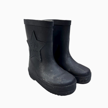 Bottes de pluie noires 'étoile' 20EU