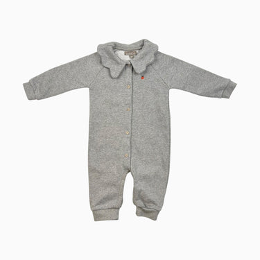 Combi à col grise paillettée 6M