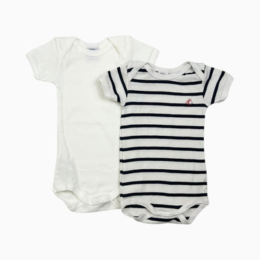 Duo de cache-couche blanc et à rayures 3M