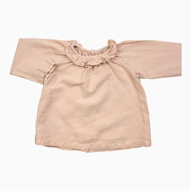 Blouse rose en lin et coton 3Y