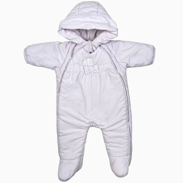 Combi d'hiver rose poudré doublée en polar 3M