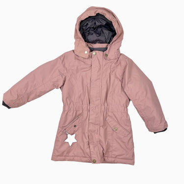 Manteau d'hiver 'Velaja' vieux-rose style parka 4Y