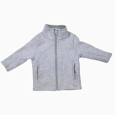 Veste grise en laine vierge 74-80CM 12-18M