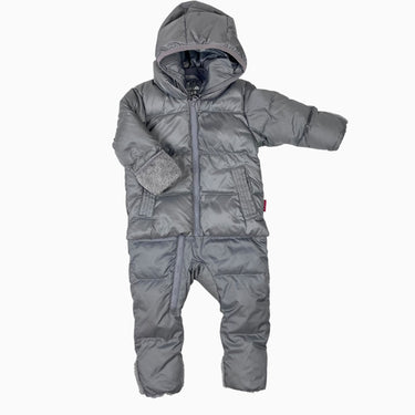Combi grise 'Suit in car seat' 12-18M