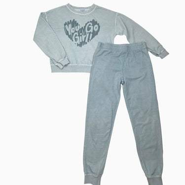 Ensemble de jogging léger menthe 'You go girl' 8Y