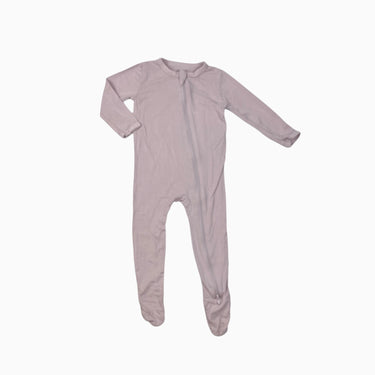 Pyjama rose pâle en bambou et spandex 3-6M