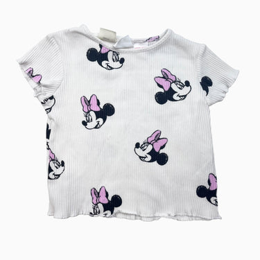 T-shirt blanc 'Minnie Mouse' 6-9M