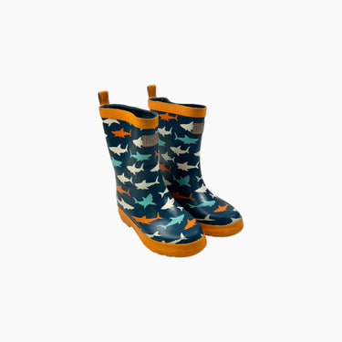 Bottes de pluie bleues 'requins' 11US