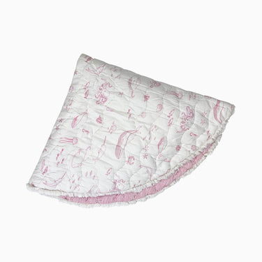 Tapis de jeu motif océan rose