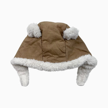 Chapka corduroy doublé peluche 0-3M