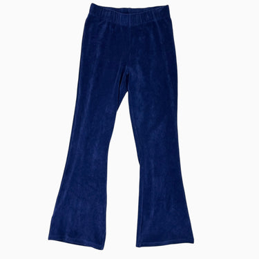 Pantalon évasé bleu marine en velours 12-13Y