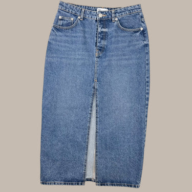 Jupe 'Maxi Skirt' en denim foncé pour femmes L