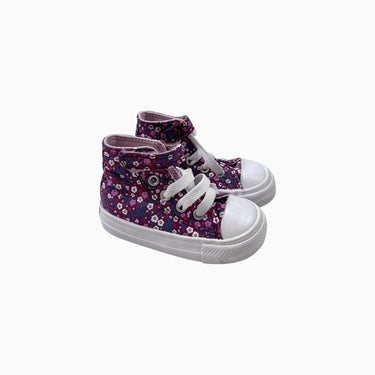 Sneakers fleurs 4US