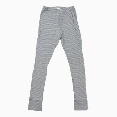 Legging à rayures grises en coton bio 5-6Y