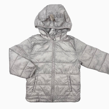 Manteau mi-saison licorne à pois doré Primaloft Pure 5Y