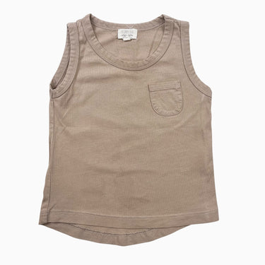 Camisole latté en coton bio 12-18M