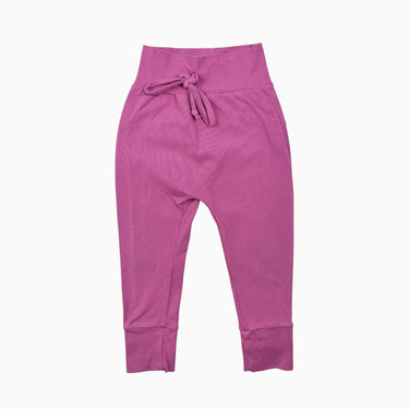 Pantalon rose bonbon en rayonne de bambou et coton 2-4Y