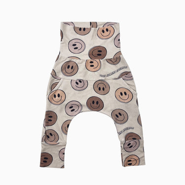 Pantalon en bambou et coton bio 'smiley' 6-12M