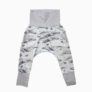 Pantalon en coton bio spandex baleine 1-3Y