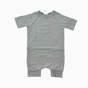 Combi manches courtes sauge 3-12M