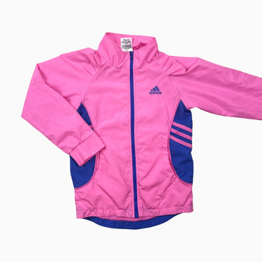 Manteau style coupe-vent rose violet 6Y