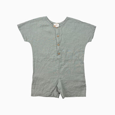 Combi short sauge en lin 2-3Y