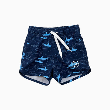 Maillot avec filet intégré marine 'requins' 2Y