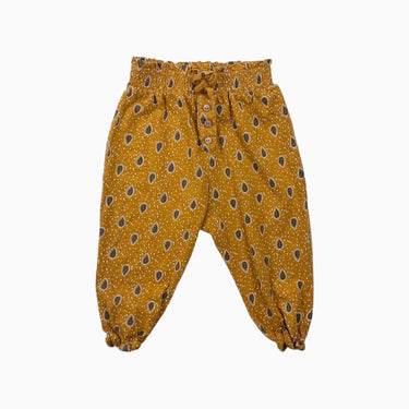 Pantalon ocre paisley 12M
