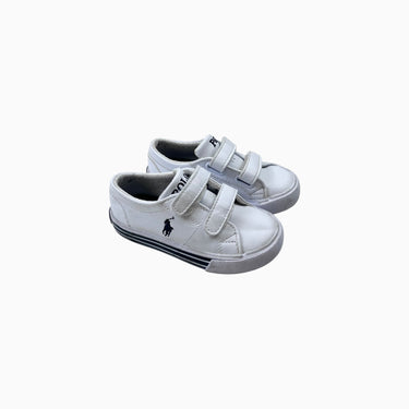 Sneakers blancs à double velcro 7US
