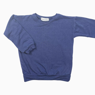 Pull marine en rayonne de bambou, coton et spandex 2-3Y