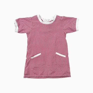 Robe vichy rouge 2-3Y