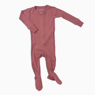 Pyjama rose fraise en coton bio 9-12M