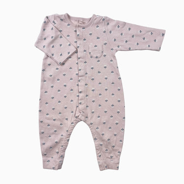 Pyjama rose pâle tulipes 6M