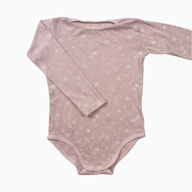 Cache-couche rose poudré pointelle 2-3Y