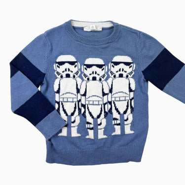 Pull 'Darth Vader' en tricot de coton 4Y