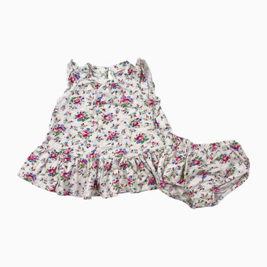 Robe et bloomer à fleurs 3M