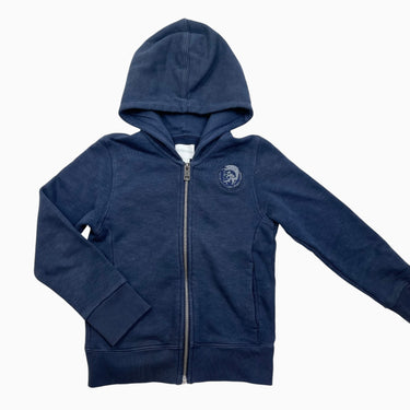 Veste à capuchon marine 6Y (fit 6-7Y)