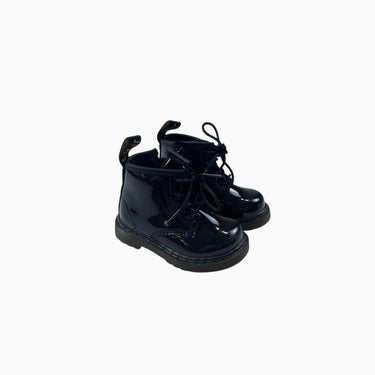 Bottines noires en cuir vernis 5US