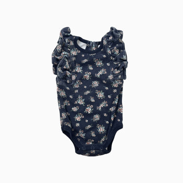 Cache-couche marine à fleurs 3-6M