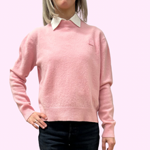Load image into Gallery viewer, Pull rose en laine pour femmes M (fit XS)
