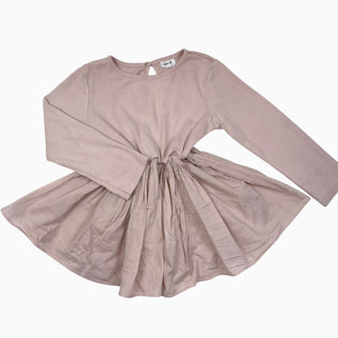 Robe léotard en coton pima (fait petit) 6-7Y