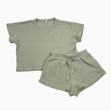 Ensemble sauge gaufré 6-12M