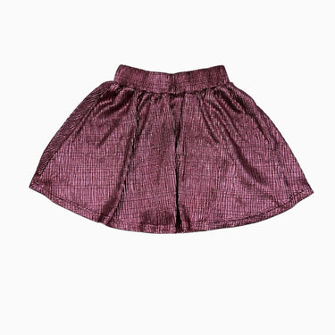 Jupe rose métallisé plissé 110-116CM 5-6Y