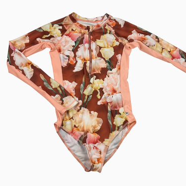 Maillot rose fleuri 10Y