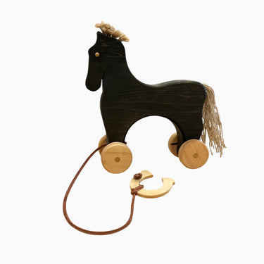 Cheval de bois à tirer