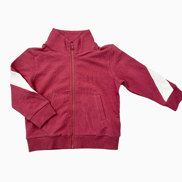 Veste framboise et blanche en coton et élastane 2Y