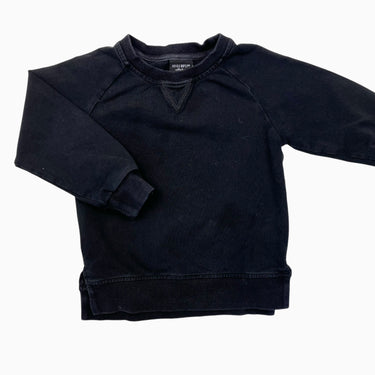 Pull noir en coton et spandex 2-3Y